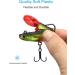 Facikono Bass Jig Head Soft Swimbait - 6-Pack, 6 Colors Plastic Bait for Saltwater/Freshwater Fishing - Buy Online on GoSupps.com