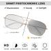 Jm Plane Blue Light Blocking Glasses - Anti-Glare Computer Eyewear for Men & Women - Stylish Gold Frame & Gray Lens - Buy Online on GoSupps.com