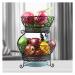 Fruit Bowl Fruit Basket Fruit Bowl 2 Tier Fruit Basket for Kitchen Fruit Bowl for Kitchen Counter Kitchen Accessories (Color : A)