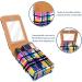 Travel Lipstick Organizer Case - Portable Makeup Bag with Mirror | Colorful Abstract Art Print D156y0atlt for International Shipping - Buy Online on GoSupps.com