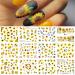 DIY Manicure Water Transfer Decals Floral Bee Spring Sumer Simple Flowers Nail Stickers Sunflowers - Buy Online on GoSupps.com