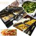 9L Stainless Steel Chafing Dish Set Buffet Silver Catering Warmer Set Rectangle Chafing Dish Set for Buffet Catering Kitchen Party(Color:Single Grid) - Buy Online on GoSupps.com