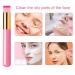 Dming 5-Piece Pink Lash Shampoo Brushes Set for Eyelash Extension and Blackhead Removal - Buy Online on GoSupps.com