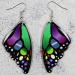 Feylie Butterfly Wing Drop Earrings | Stylish Leather Pendant Earrings for Women & Girls | Perfect Party Gift - Buy Online on GoSupps.com