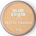 Blue Squid PRO Face Paint - Pastel Orange (30g) Professional Water Based Single Cake Face & Body Paint Makeup Supplies for Adults Kids Halloween Facepaint SFX Water Activated Face Painting Non Toxic