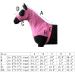 Leberna Lycra Stretch Horse Hood with Zipper - Full Face Neck Cover - XL Black | Ultimate Comfort & Protection for Horses - Buy Online on GoSupps.com