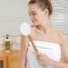 LFJ Long Handle Body Lotion Applicator for Back - Sunscreen & Shower Skin Care Tool with 4 Replaceable Pads for Men and Women - Buy Online on GoSupps.com