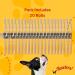 HOWLERS 25cm Pack of 20 Natural Rawhide Dog Chew Cigars | Rawhide Dog Chews Made From 100% Natura Hide | Dog Chews Long Lasting Natural Ingredients - Buy Online on GoSupps.com