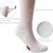 +MD Women's Extra Wide Bamboo Over The Knee Socks 4 Pack - Diabetic & Circulatory, Cushioned Sole, Black/White - Size 9-11 - Buy Online on GoSupps.com