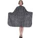 SMARTHAIR Professional Salon Cape 54x62 Black & White Dots - C375001C - Buy Online on GoSupps.com