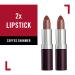 Rimmel Lasting Finish Extreme Lipstick Coffee Shimmer 0.14 Ounce - Pack of 2 - Buy Online on GoSupps.com