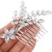 FRCOLOR Accessories bangs comb hair flowers for women wedding bridal headpieces for wedding hair accessories for women wedding hair combs headband rhinestones aluminum alloy Flowers - Buy Online on GoSupps.com