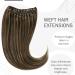 Buy Hetto Real Hair Treat Extensions - Remy Tressen in Darkest Brown & Light Brown Highlights 100g 45cm - Smooth Quality Hair Extensions - Buy Online on GoSupps.com