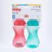 Nuby 2-Pack No-Spill Easy Grip Cup 10oz - Assorted Colors | Leak-Proof Design - Buy Online on GoSupps.com