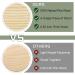 12 Pack Unfinished Wood Coasters - 4 Inch Round Blank Wooden Coasters for DIY Crafts and Projects by GOH DODD - Buy Online on GoSupps.com
