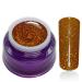 Premium Color Gel Glitter Gel No. 167 Gold Yellow Autumn Color Autumn UV Gel Nail Gel Color Gel 1x5ml (1 Pack)