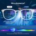 Vimbloom Blue Light Filter Glasses for Men Women - Transparent Frame, Anti-Glare, Anti-Fatigue, UV Protection - VI387 - Buy Online on GoSupps.com
