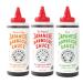 Bachan's - Three Pack Sauce Bundle, (1) Original Japanese Barbecue Sauce, (1) Hot and Spicy Japanese Barbecue Sauce, (1) Yuzu Japanese Barbecue Sauce, 17 Ounces Small Batch, Non GMO, No Preservatives, Vegan and BPA free