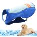 MOSUCOURL Dog cooling vest summer dog coat dog swamp cooler breathable vest evaporative jacket anti-heat summer dog jacket for sports outdoor walking hunting training (blue XS) blue XS