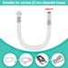 Respironics Wisp Nasal Mask Replacement Tube Assembly - Short Tube Supplies with Elbow and Swivel - Buy Online on GoSupps.com