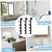 3pcs Door Coat Hook Scarf Hanger Over Door Towel Holder Towel Hooks Shower Hook Kitchen Door Outdoor 28.5X3.8X2CM Brown - Buy Online on GoSupps.com
