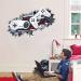 ANHUIB 3D Game Wall Stickers - Gamer Wall Decal for Boys Bedroom - Gaming Controller Xbox Wall Mural for Nursery, Playroom, Teenage Kids Room - White - Buy Online on GoSupps.com