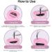 Beavorty Coupelle Pigments Rose pour Extensions de Cils Support Anneau Brod Pratique Conteneur Maquillage Professionnel pour Colle Faux Cils Outil L ger et Fiable pour Salon - Buy Online on GoSupps.com