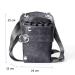 PU Leather Scissors Pouch - Grey | Hair Stylist Tools Bag for Salon & Barber | Waist/Shoulder Belt Holster - Buy Online on GoSupps.com