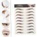 FOMIYES 63 Sheets Waterproof Eyebrow Stickers Lady Tools Artificial Eyebrow 6d Hair-like Eyebrows Stickers - Buy Online on GoSupps.com