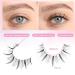 Natural False Eyelashes - 10 Pairs Transparent Band 8-11mm Soft Manga Lashes | Short & Natural Look - Buy Online on GoSupps.com