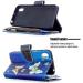 Miago Gold Butterfly Leather Wallet Case for Huawei Y5 2019 - 9 Card Slots Colorful Zip Flip PU Leather Protective Cover - Buy Online on GoSupps.com