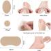 Sibba 6 Sheets Thin Moleskin Tape Flannel Pads for Foot Care - Adhesive Foam Blister Patches, Waterproof Inserts & Protectors for Men and Women - Buy Online on GoSupps.com