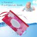 2 pcs Baby Wipes Dispenser Wet Wipes Bag for Baby Wet Wipe Box Reusable Wet Wipe Bag Wet Wipes Container for On the Go Home Office (Pink) Pink 2 - Buy Online on GoSupps.com