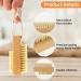 Amaxiu Wooden Nail Brush 2PCS - Double Sided Scrub Brush for Fingernail Cleaning - Buy Online on GoSupps.com