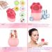 Geeric Ice Roller - Silicone Ice Cream Facial Brush for Anti-Aging Face Massage & Tightening | Cat Paw Pink - Buy Online on GoSupps.com