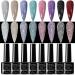 SUPWEE 8Pcs Reflective Glitter Gel Nail Polish Set Semi Permanent Soak Off UV Gel Varnish Nail Art Shiny Effect All for Manicure - (Color: BDSZJ111-8PCS) - Buy Online on GoSupps.com
