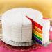 David's Cookies Layered Rainbow Cake 10" - Pre-sliced 14 pcs. Fresh Gourmet Bakery Dessert With 5 Bright and Colorful Layers, Great Gift Idea for Women, Men and Kids Vanilla