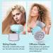 Portable Ionic Hair Dryer with Diffuser & Nozzle | Fast Drying Low Noise Lightweight Travel Hair Dryer - Shop Now - Buy Online on GoSupps.com