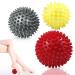 Hedgehog ball massage ball set of 3 different degrees of hardness ball with knobs for back legs feet & hands muscle massage