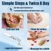 Extra Strength Toe Nail Repair Treatment for Thick, Cracked, Damaged, Discolored Yellow Nails - 30ml - Buy Online on GoSupps.com