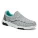 OrthoComfoot Womens Slip On Shoes for Plantar Fasciitis Pain Diabetic Comfortable Orthopedic Sneakers with Arch Support Ortho Flat Feet Orthaheel Orthotics Supportive Canvas Loafers Grey Size 8