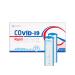 Genabio COVID-19 Rapid Self-Test Kit 2 Pack OTC at-Home Self Test 15 Minute Results Non-Invasive Short Nasal Swab HSA/FSA Reimbursement Eligible (1 Pack 2 Tests Total)