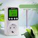 Smart Digital Day-Night Thermostat - 15A LCD Temperature Controller for Heating/Cooling / with Clock Function - 230V Background Lighting White - Buy Online on GoSupps.com
