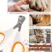 SUPERNIGHT Pet Claw Scissors Cat Nail Clipper Safe Cat Claw Cutters with Positioning Hole Pet Nail Trimmer for Any Small Pet Kittens Puppies Hamsters Rabbits ect. (Single hole) - Buy Online on GoSupps.com
