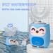Kids Electric U Shaped Toothbrush | Sonic Toothbrush for Ages 2-7 | 4 Soft Brush Heads & 6 Cleaning Modes | Rechargeable 360 Degree Cleaning - Baby Blue - Buy Online on GoSupps.com