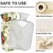 Butterfly Floral Hot Water Bottle 2L - BPA Free Large Hot Water Bag for Pain Relief | International Shipping - Buy Online on GoSupps.com