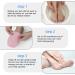 2pcs Moisturizing Socks for Soft and Smooth Feet - Blue and Pink Gel Spa Socks for Women Men - Buy Online on GoSupps.com