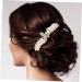 Angoily Alloy Rhinestone Hair Comb Hair Clip Rhinestone Bobby Pins Tiara Bride Hair Accessories Gold Bow Tie Hair Accessories for Wedding Bridal Hair Comb Rhinestone Hair Accessories Pearl - Buy Online on GoSupps.com