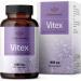 HERBAMAMA Vitex Supplement for Women - Organic Vitex Chasteberry Pills - Vegan Supplements 1000mg 100 Capsules