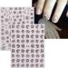 JMEOWIO Floral Nail Art Stickers - 12 Sheets, Self-Adhesive Design Decals for Spring/Summer Nails - Buy Online on GoSupps.com